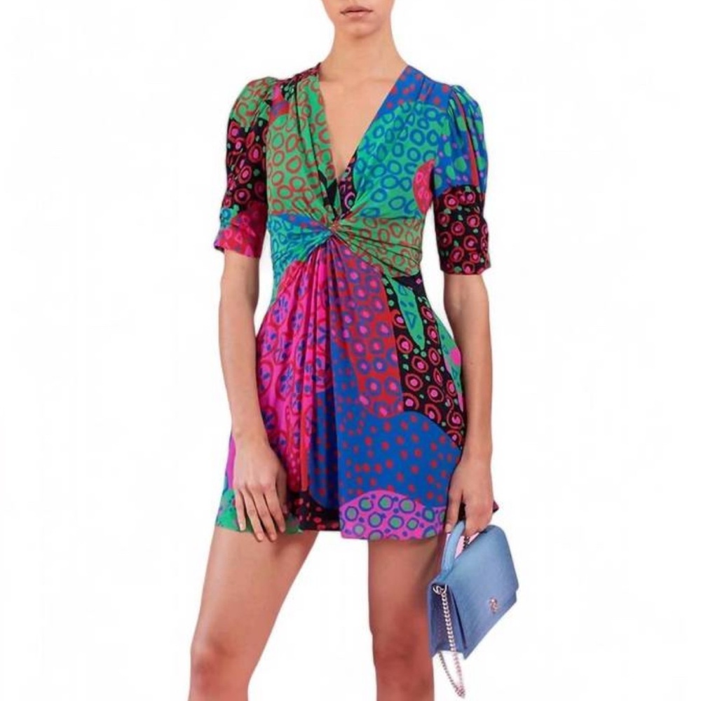 RHODE Dress - Leanna mini dress in enchanted wood